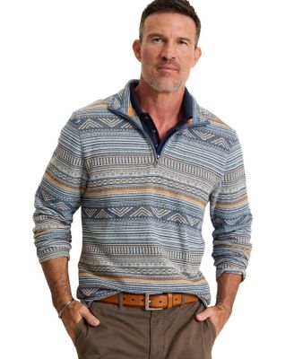 Men's Sanroque Half-Zip Long-Sleeve Regular-Fit Polo Shirt