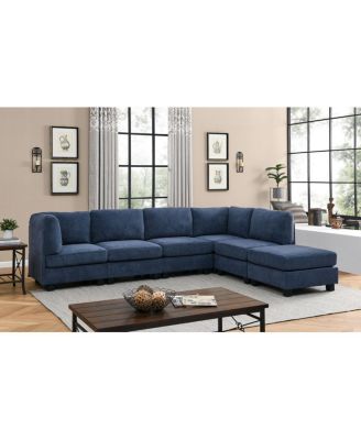 Polyester Upholstered Modular Sectional