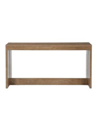 68.5" Wooden Long Pub Bar Table, Rustic Counter Height Dining Table