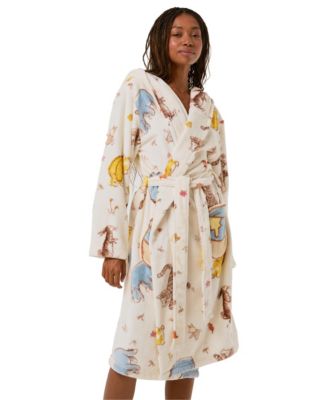 Women's Disney Winnie the Pooh Ecru Dressing Gown