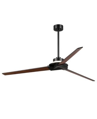 70" Modern Matte 8-Speed Aero Blade Ceiling Fan with Dimmable LED Light and Remote
