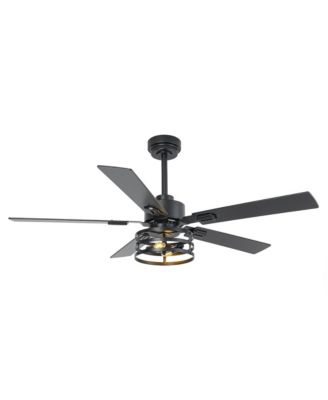 52" Modern Matte 5 Blades Ceiling Fan with Remote