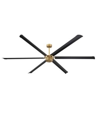 96" Industrial Vintage  6 Blades Ceiling Fan with Remote
