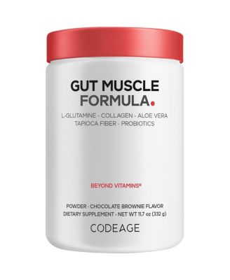 Gut Muscle Formula, L-Glutamine, Bovine Collagen, Probiotic, Tapioca Fiber, Aloe Vera, 11.7 Ounce