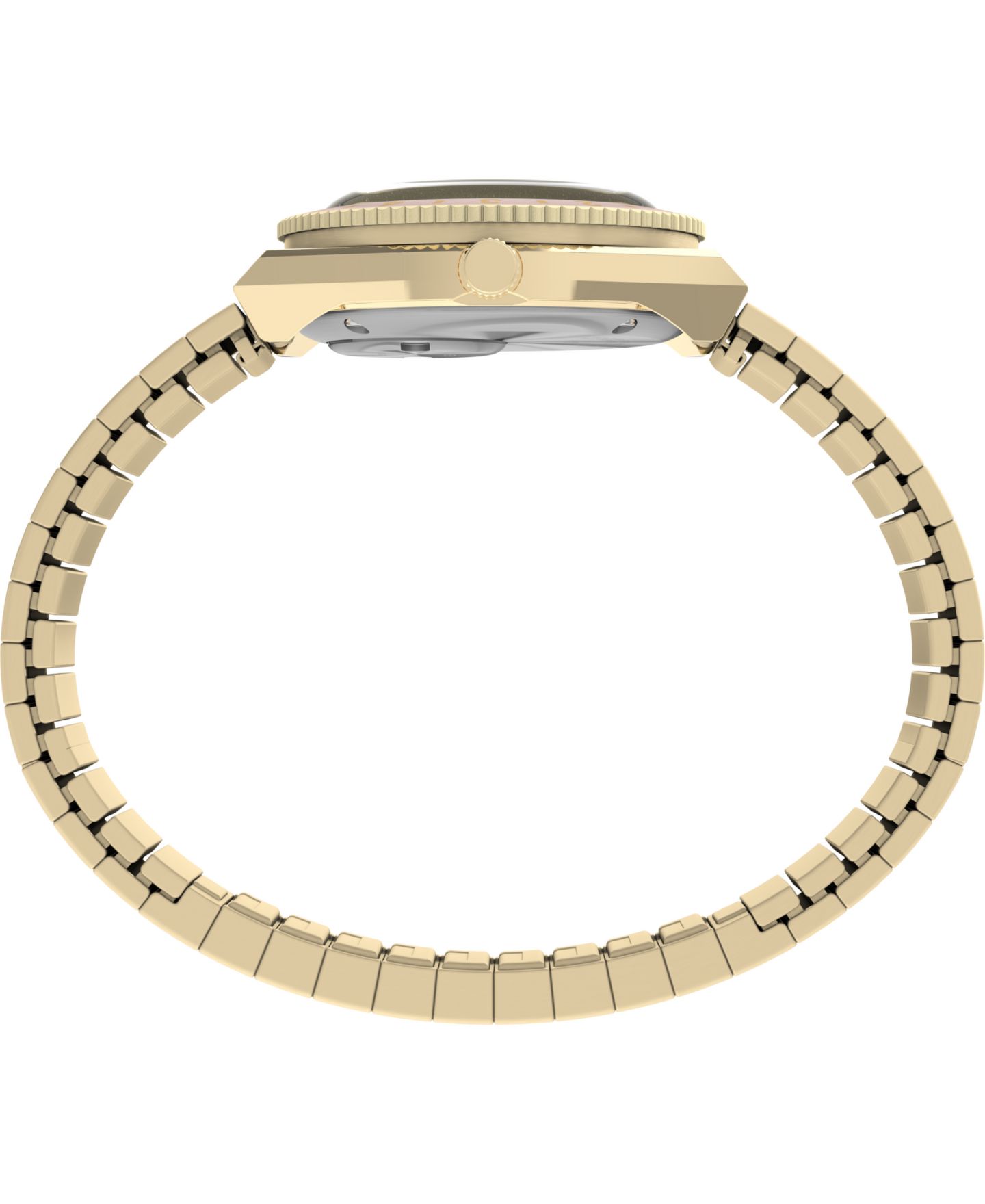 Женские часы Timex Quartz Analog Q Mini Gold-Tone Stainless Steel 30mm — фото 2