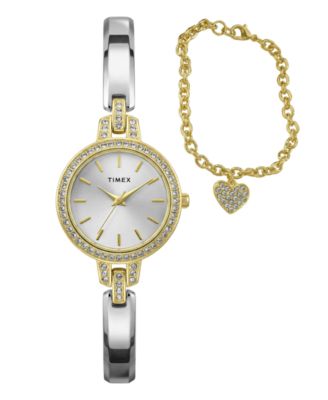 Women's Quartz Analog Aveline Two-Tone Alloy Watch 28mm
