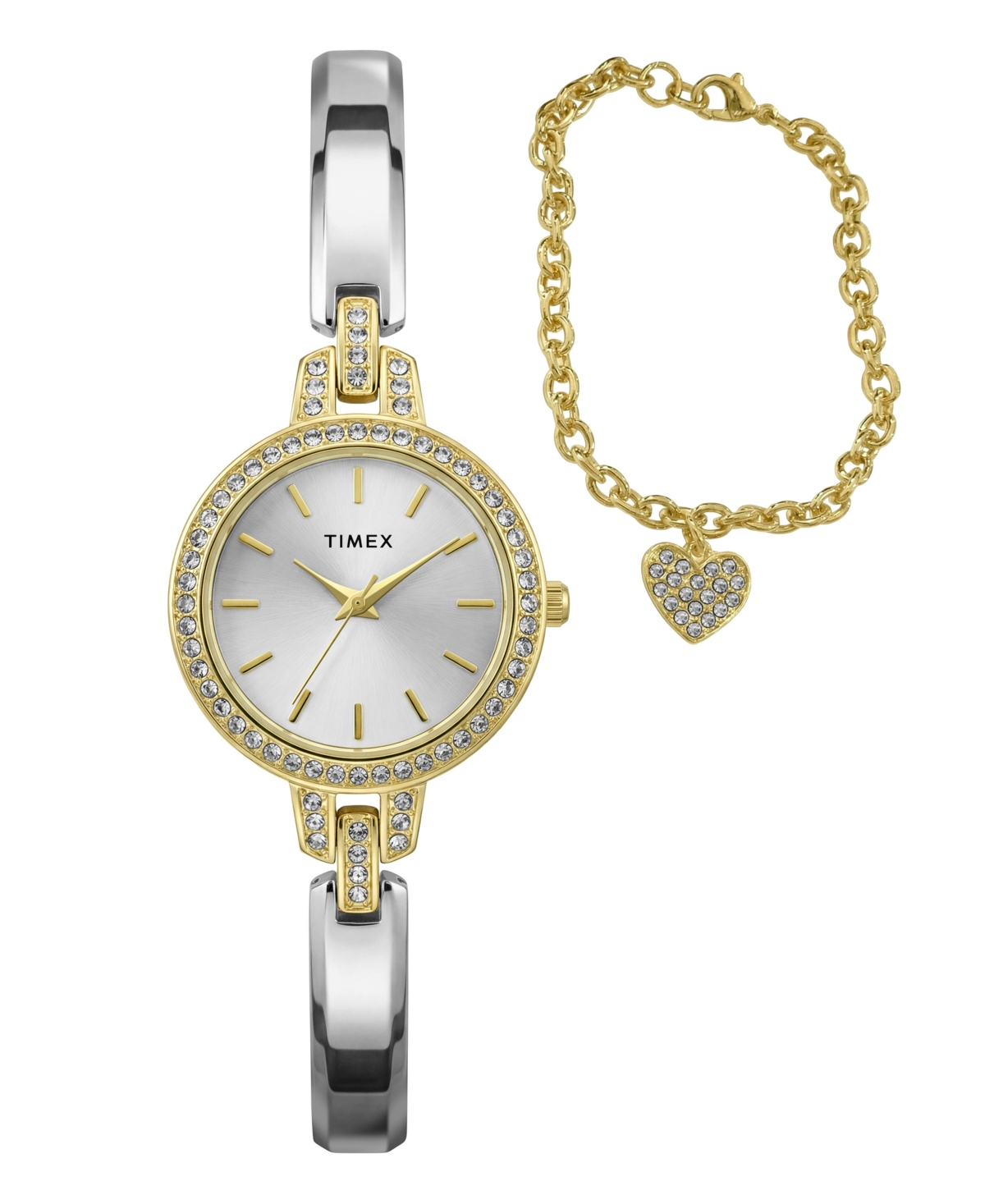 Timex Women's Quartz Analog Aveline Two-Tone Alloy Watch 28mm