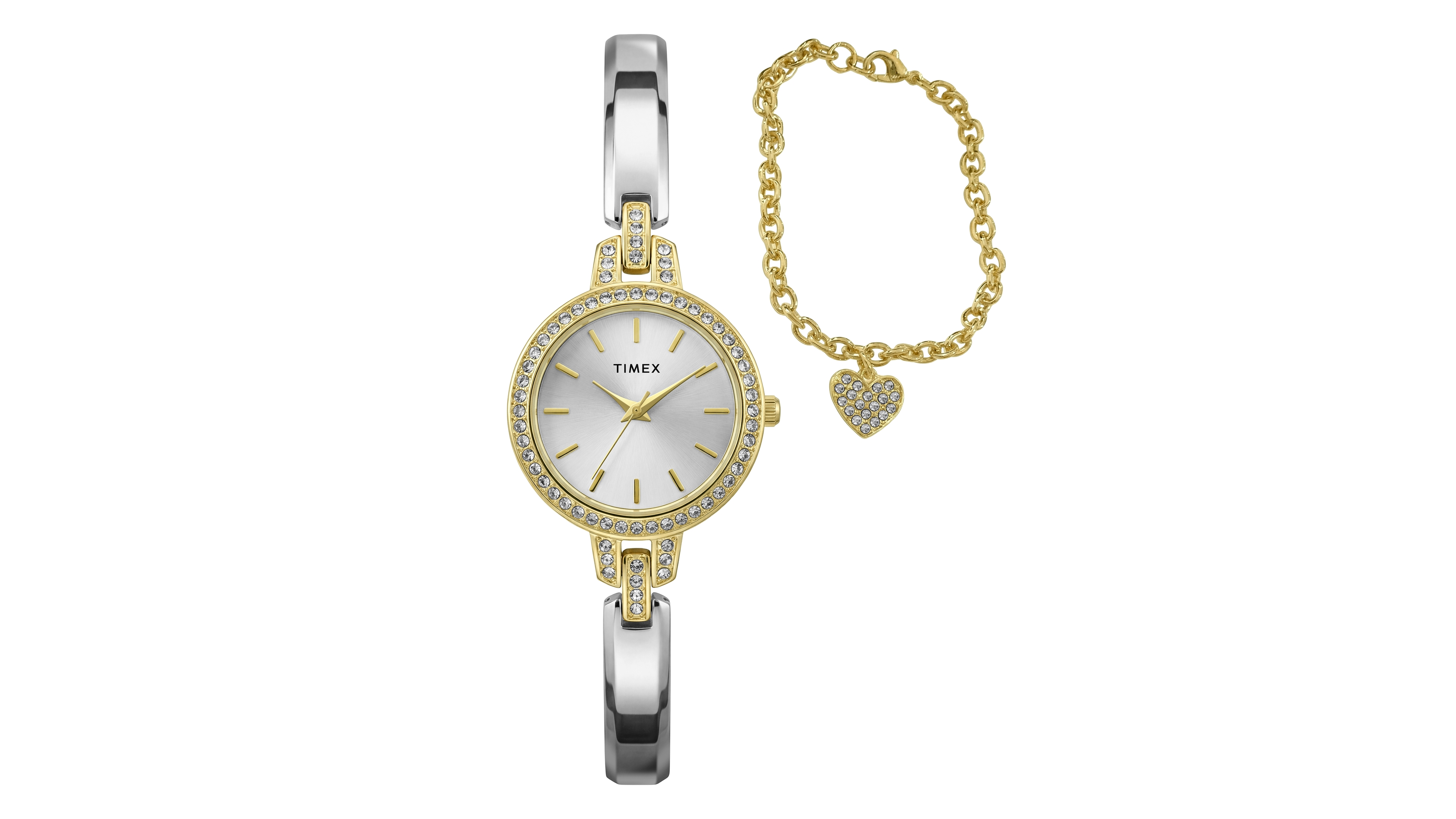 Timex Women's Quartz Analog Aveline Two-Tone Alloy Watch 28mm