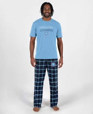 Men's Light Blue Tennessee Titans Highland Sleep Set