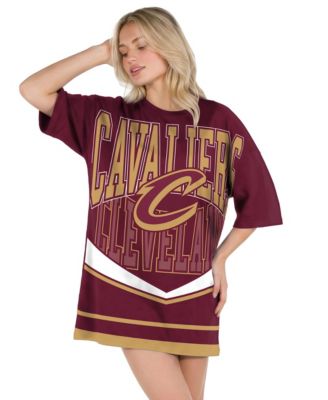 Women's Wine Cleveland Cavaliers Mosaic Knit Nightdress