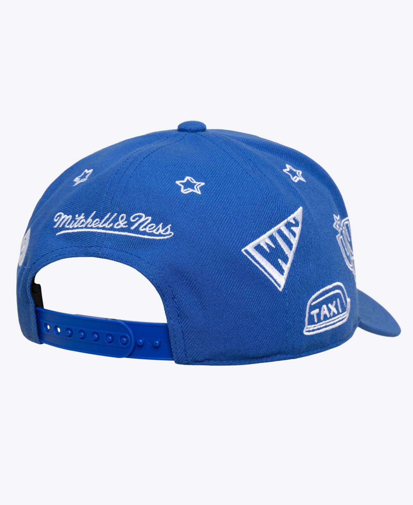 Кепка Mitchell & Ness Blue New York Knicks Downtown Doodle Pro Snapback Hat — фото 3