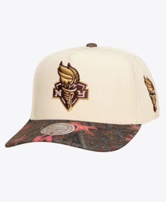 Men's and Women's Cream New York Liberty Pink Pro Snapback Hat