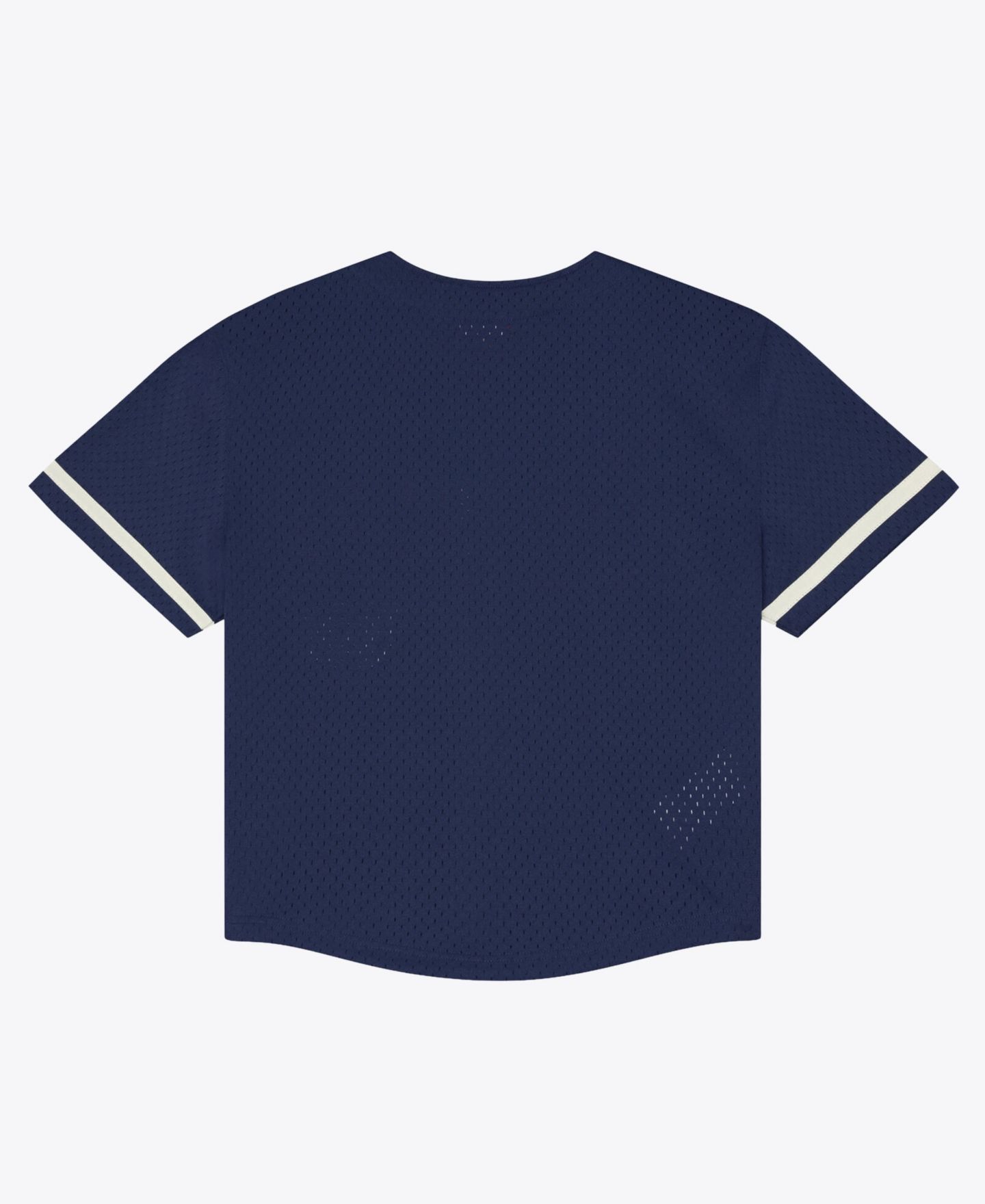 Женский топ Mitchell & Ness Navy Chicago Bears Retro Roots Baseball Jersey — фото 2