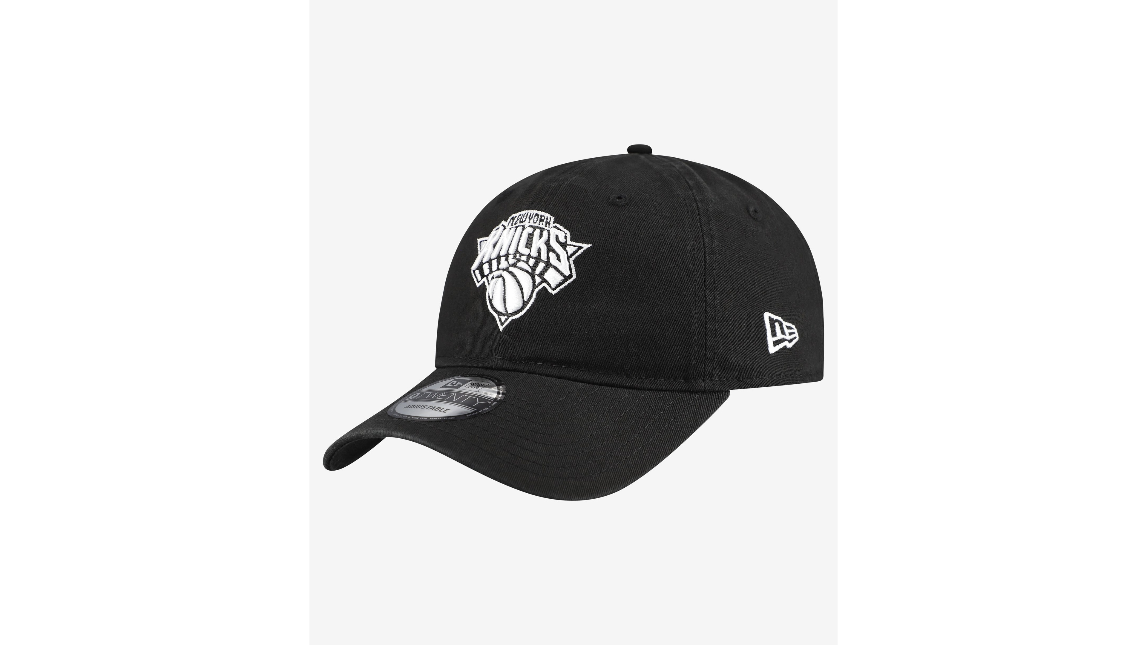 New Era Men's Black New York Knicks 9TWENTY Adjustable Hat