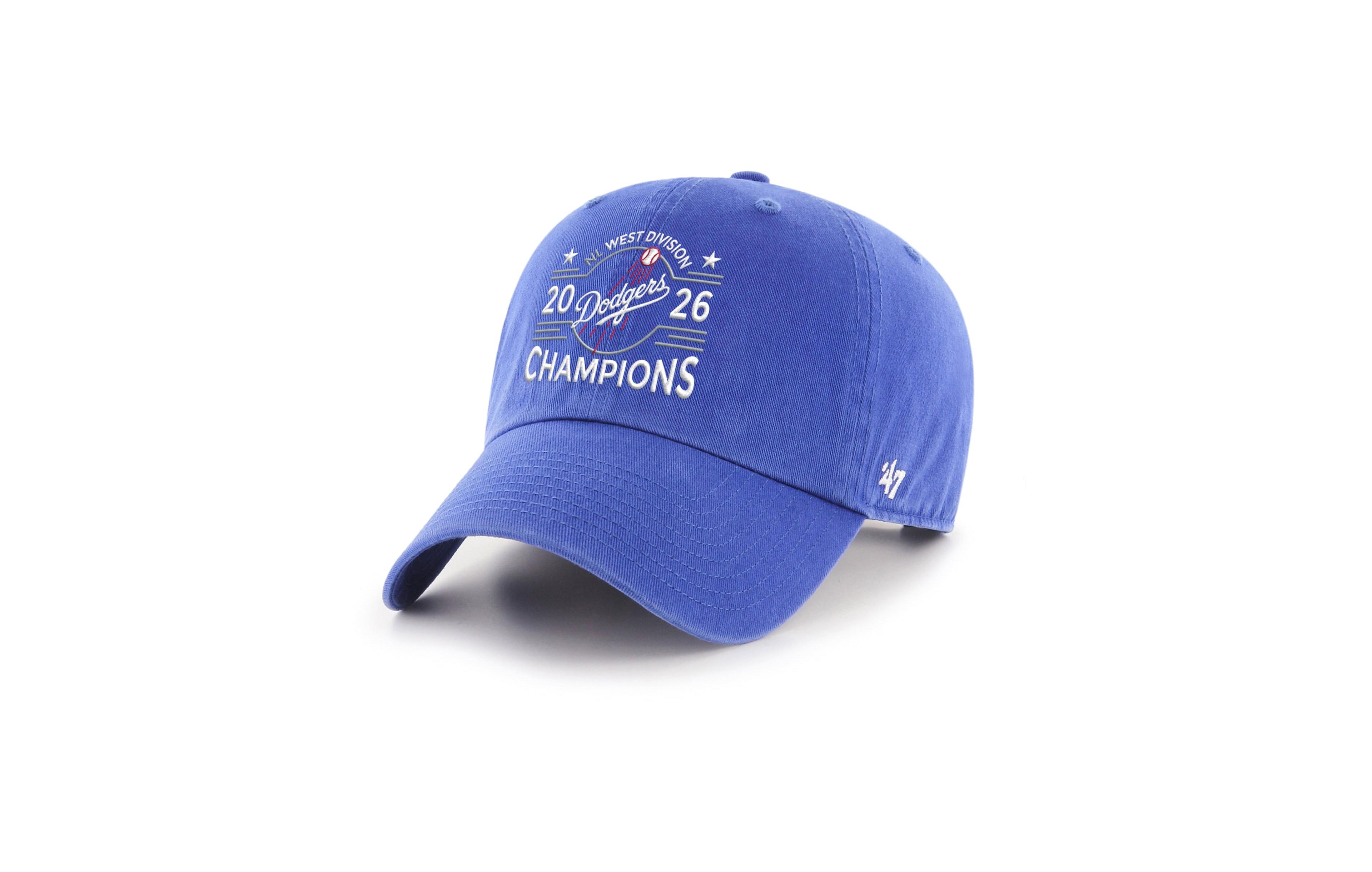 '47 Brand Men's Royal Los Angeles Dodgers 2026 Nl West Division Champions Clean Up Adjustable Hat