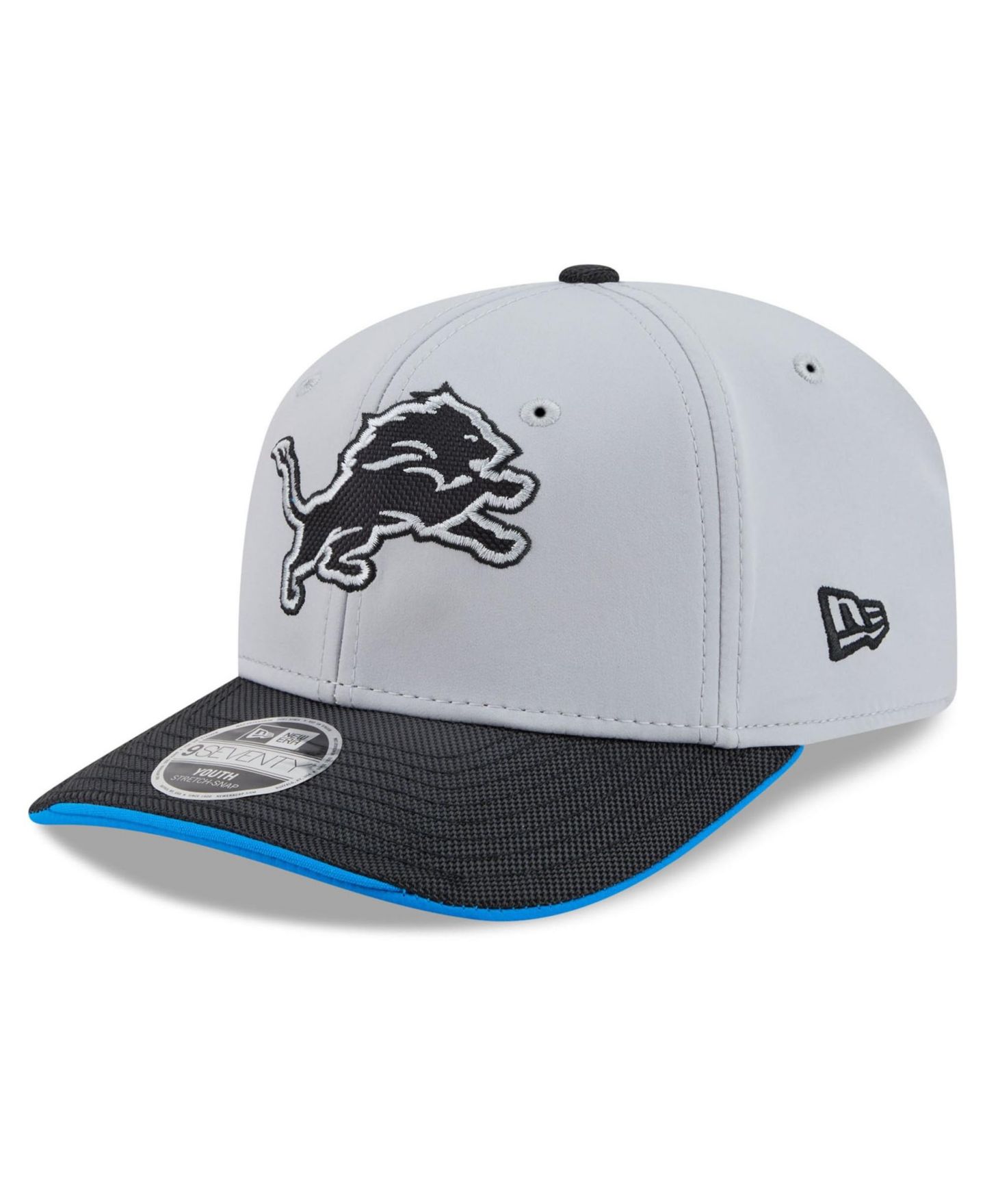 Детская кепка New Era Silver Detroit Lions 2026 Rivalries Collection 9SEVENTY Adjustable Hat — фото 3