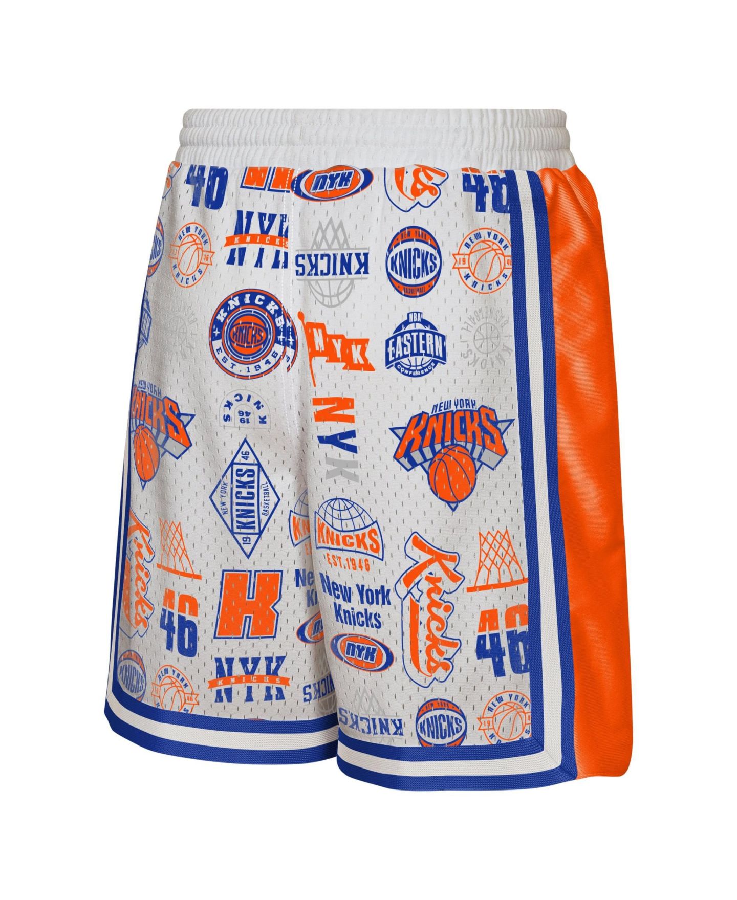 Детские шорты Outerstuff White New York Knicks Ball Hog Dazzle Basketball — фото 2