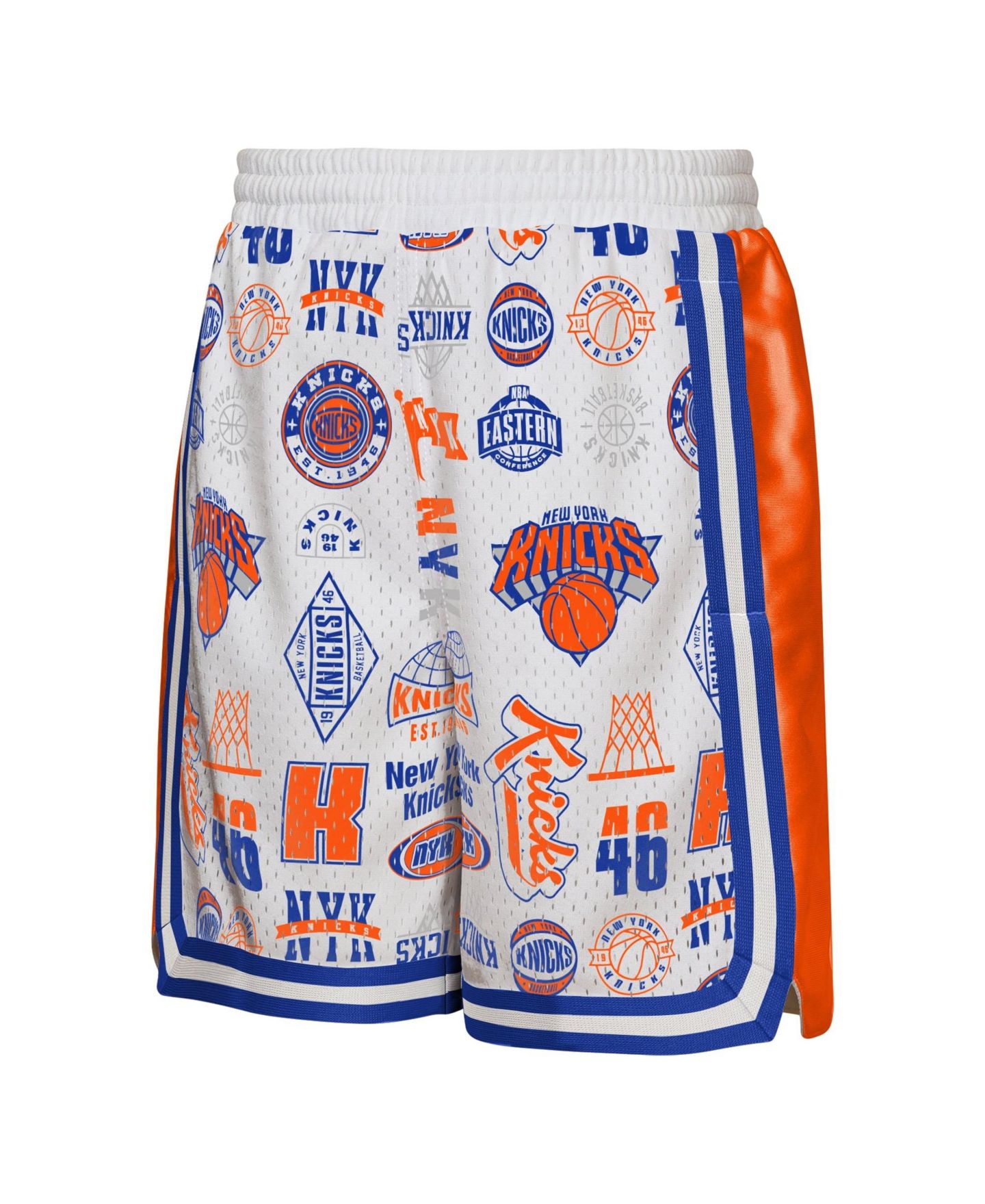 Детские шорты Outerstuff White New York Knicks Ball Hog Dazzle Basketball — фото 4