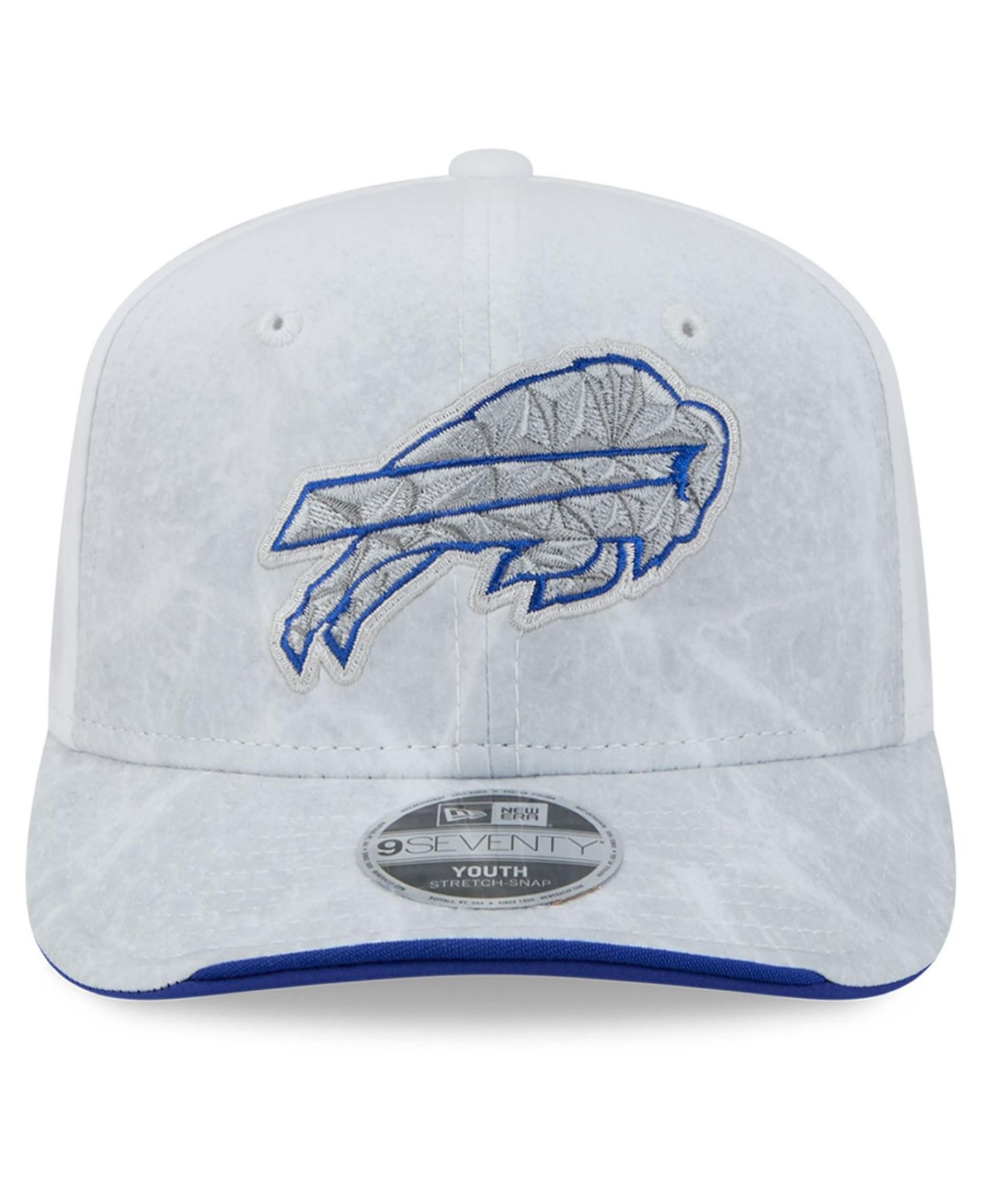 Детская кепка New Era White Buffalo Bills Rivalries Collection 9SEVENTY Adjustable Hat — фото 2