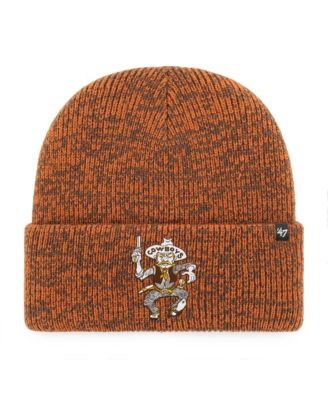 Men's and Women's Brown Wyoming Cowboys Brain Freeze Cuff Knit Hat