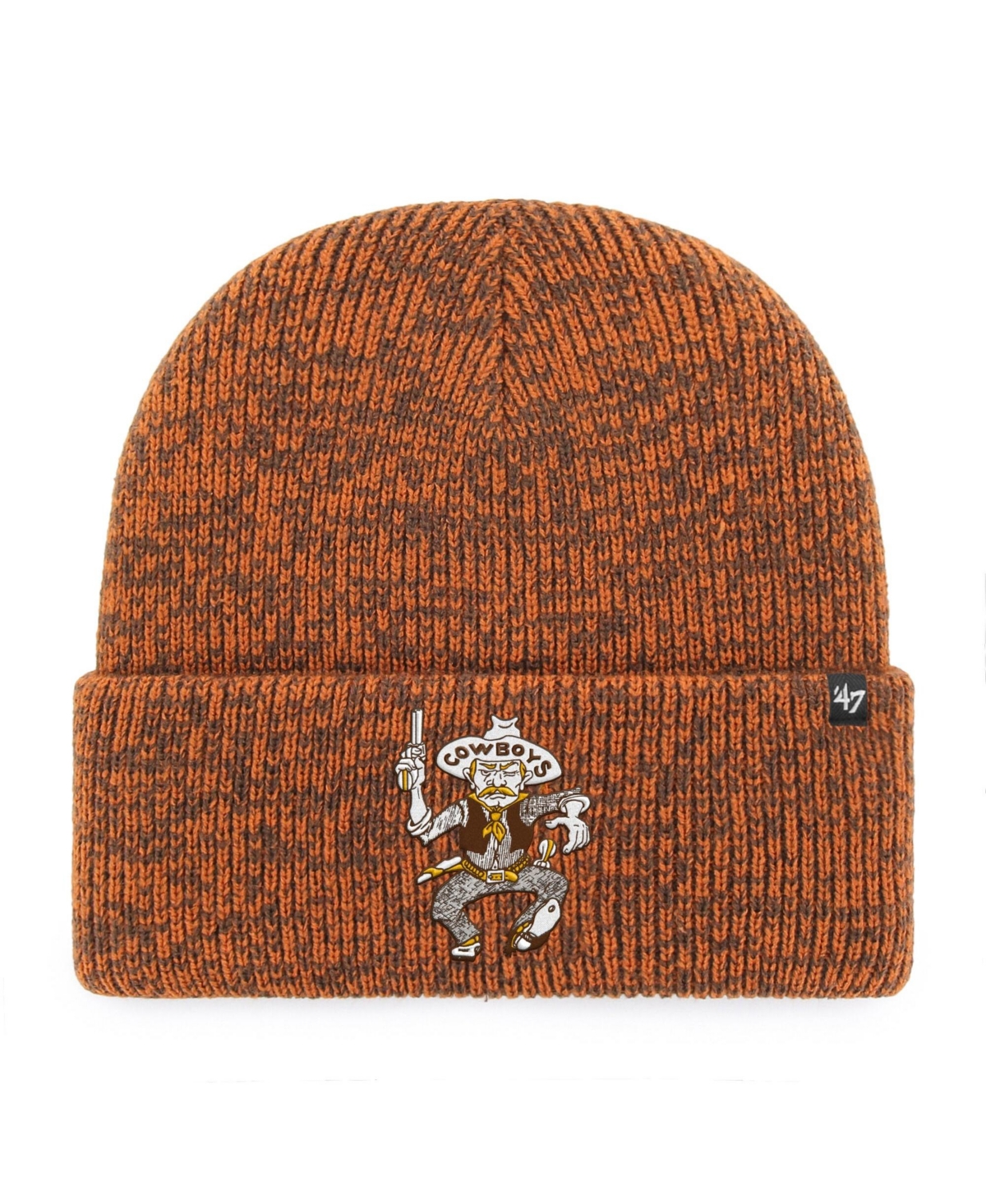 '47 Brand Men's and Women's Brown Wyoming Cowboys Brain Freeze Cuff Knit Hat - Brown