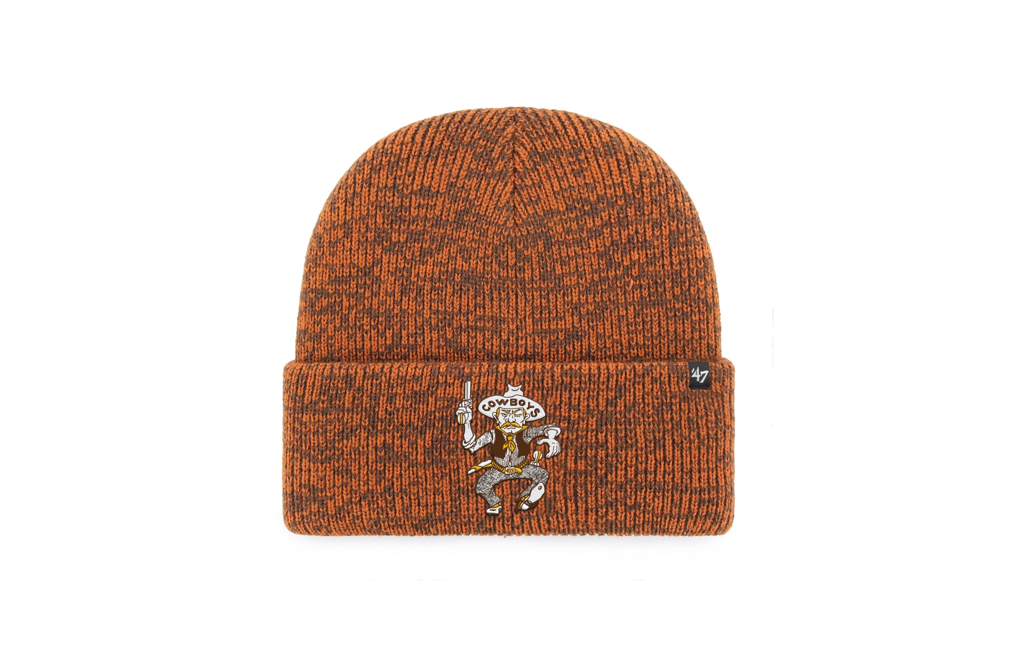 '47 Brand Men's and Women's Brown Wyoming Cowboys Brain Freeze Cuff Knit Hat