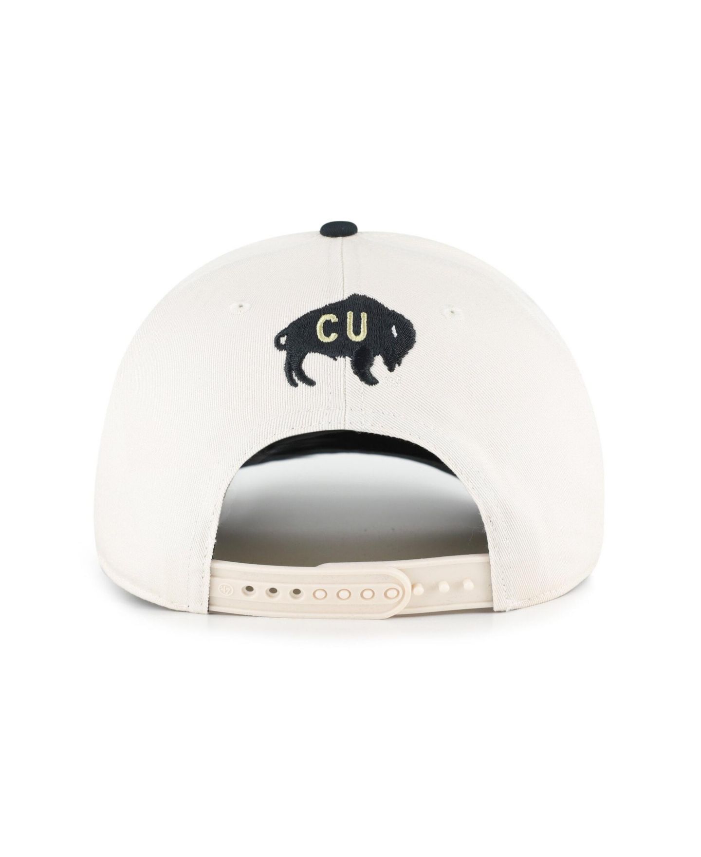 Женская кепка '47 Brand Cream/Black Colorado Buffaloes Rope Script Hitch Adjustable Hat — фото 3