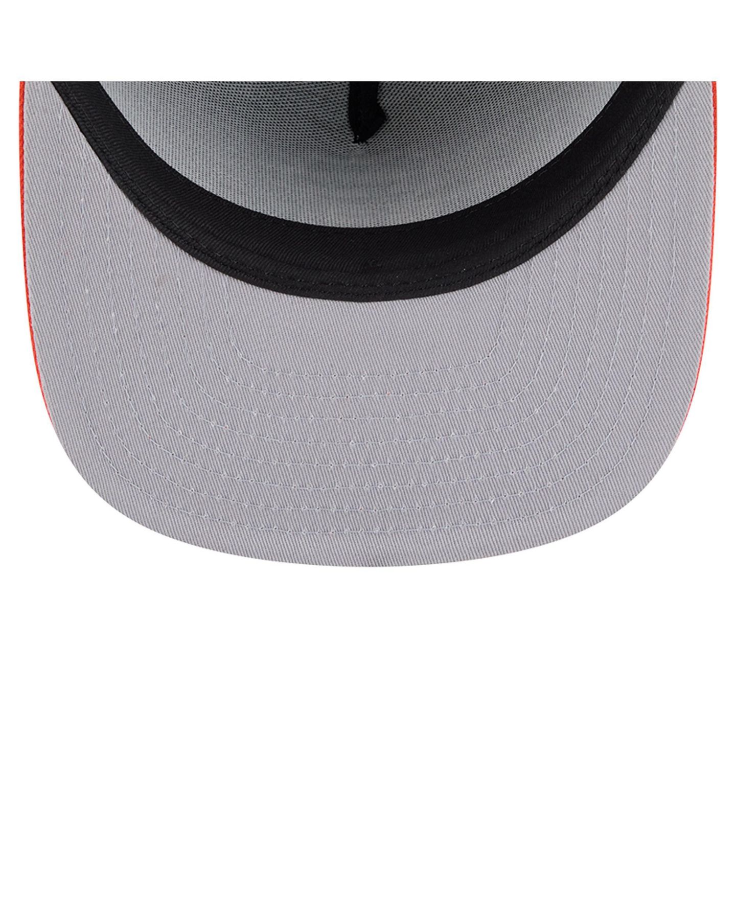 Мужская кепка New Era Black/Orange San Francisco Giants Chenille Gradient A-Frame 9FIFTY Snapback Hat — фото 5