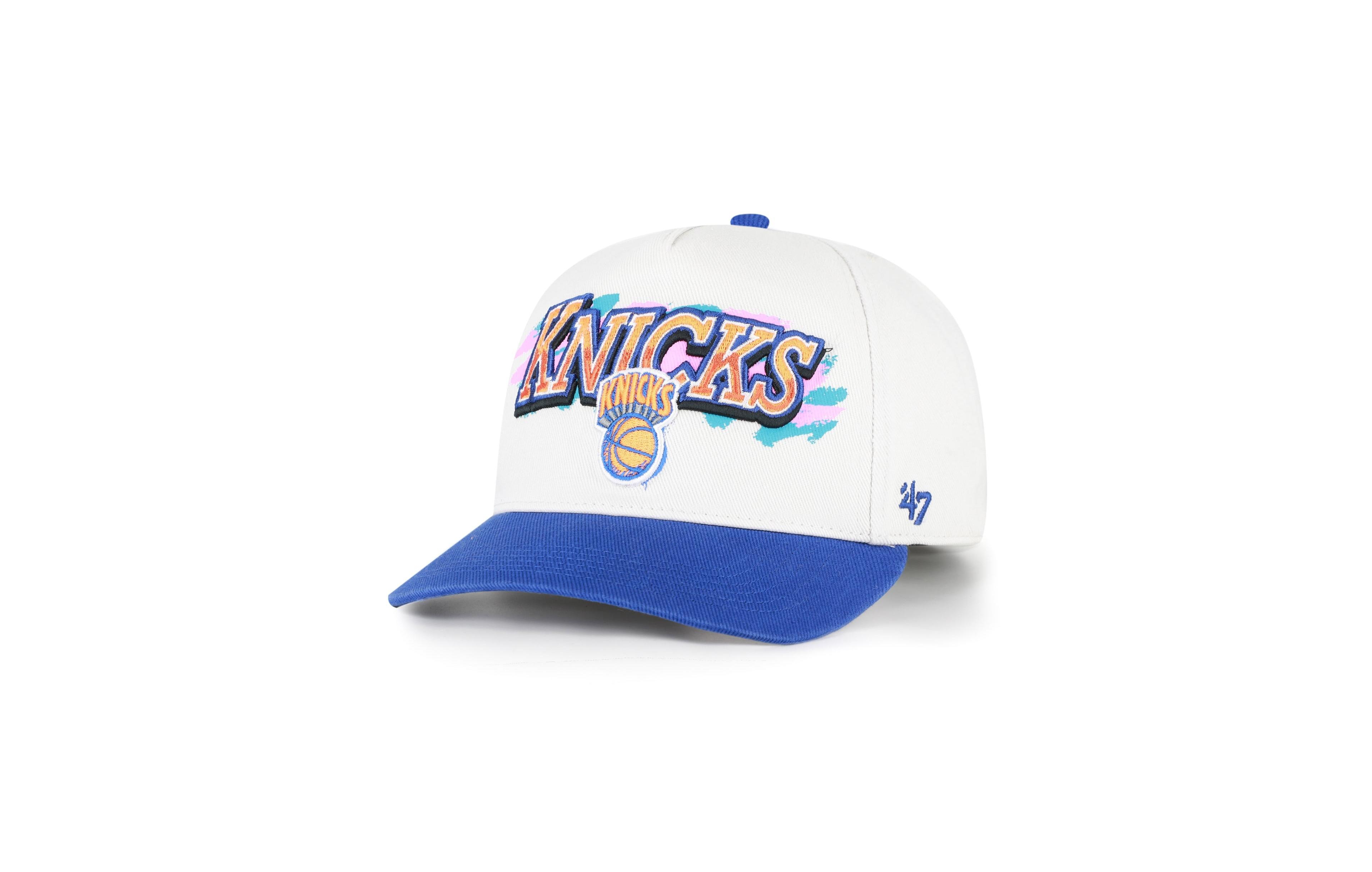 '47 Brand Men's Cream New York Knicks City Paint Hitch Adjustable Hat