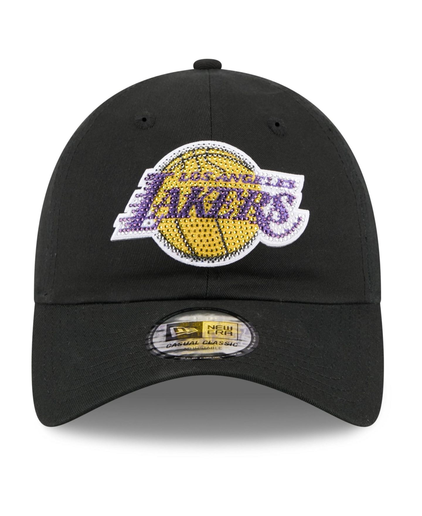Мужская кепка New Era Black Los Angeles Lakers 2026 NBA Draft Casual Classic Adjustable Hat — фото 2
