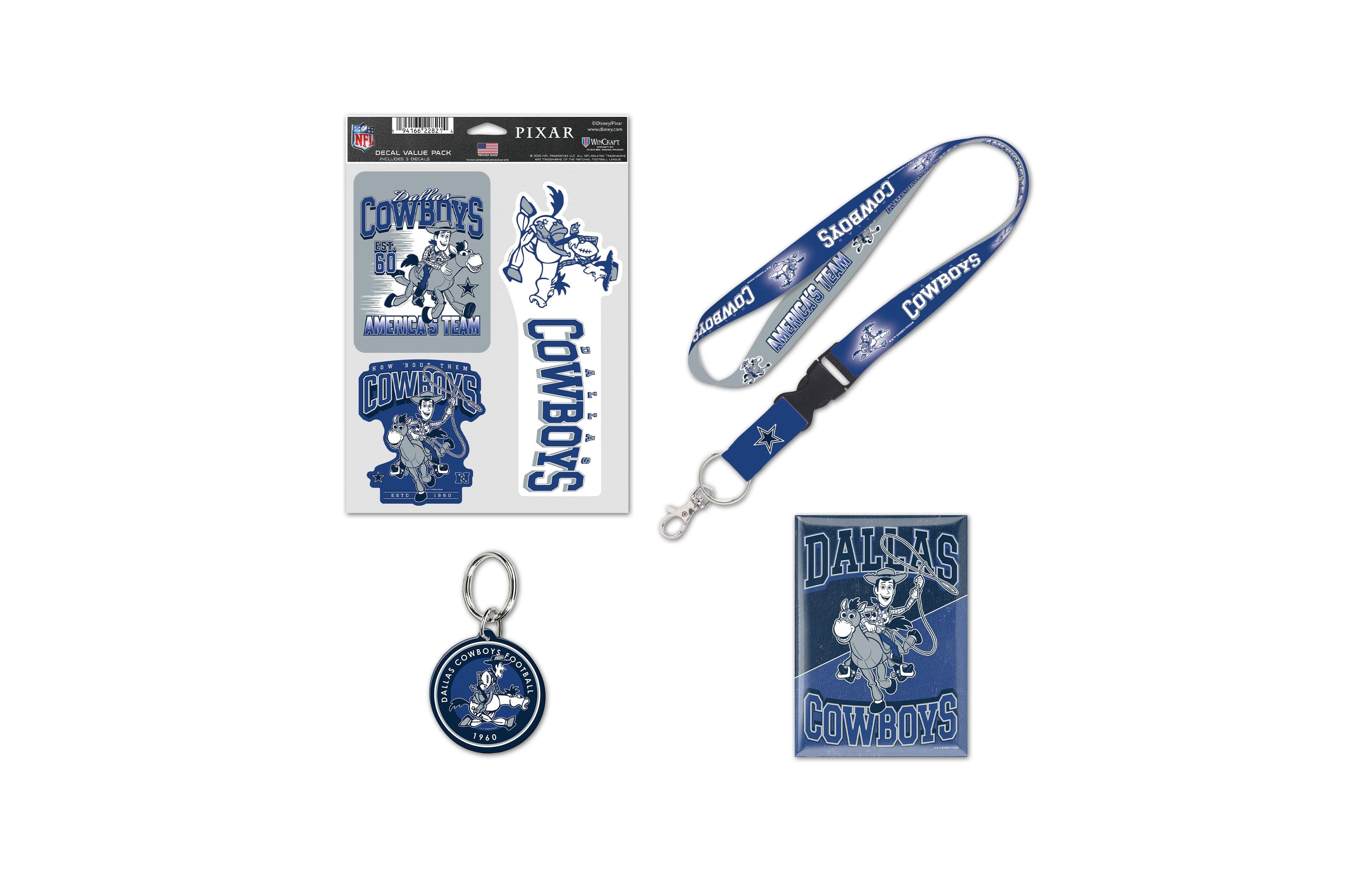 Wincraft Dallas Cowboys Disney x Nfl Woody Fan Pack