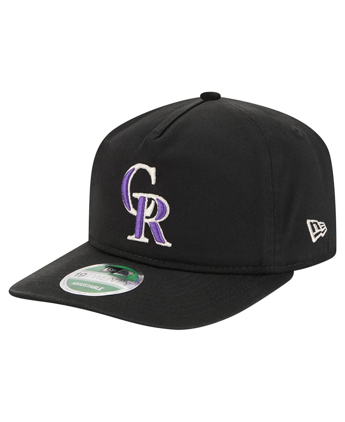 New Era Men's Black Colorado Rockies Team 19TWENTY Adjustable Hat