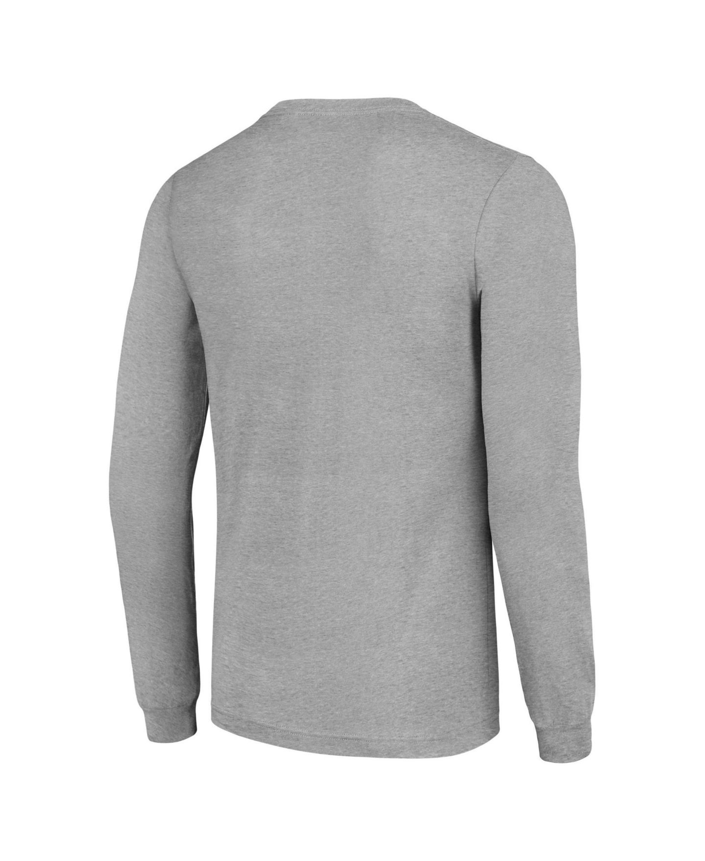 Мужская футболка Starter Heather Gray Pittsburgh Penguins '80s Inspired Team Logo Long-Sleeves — фото 3