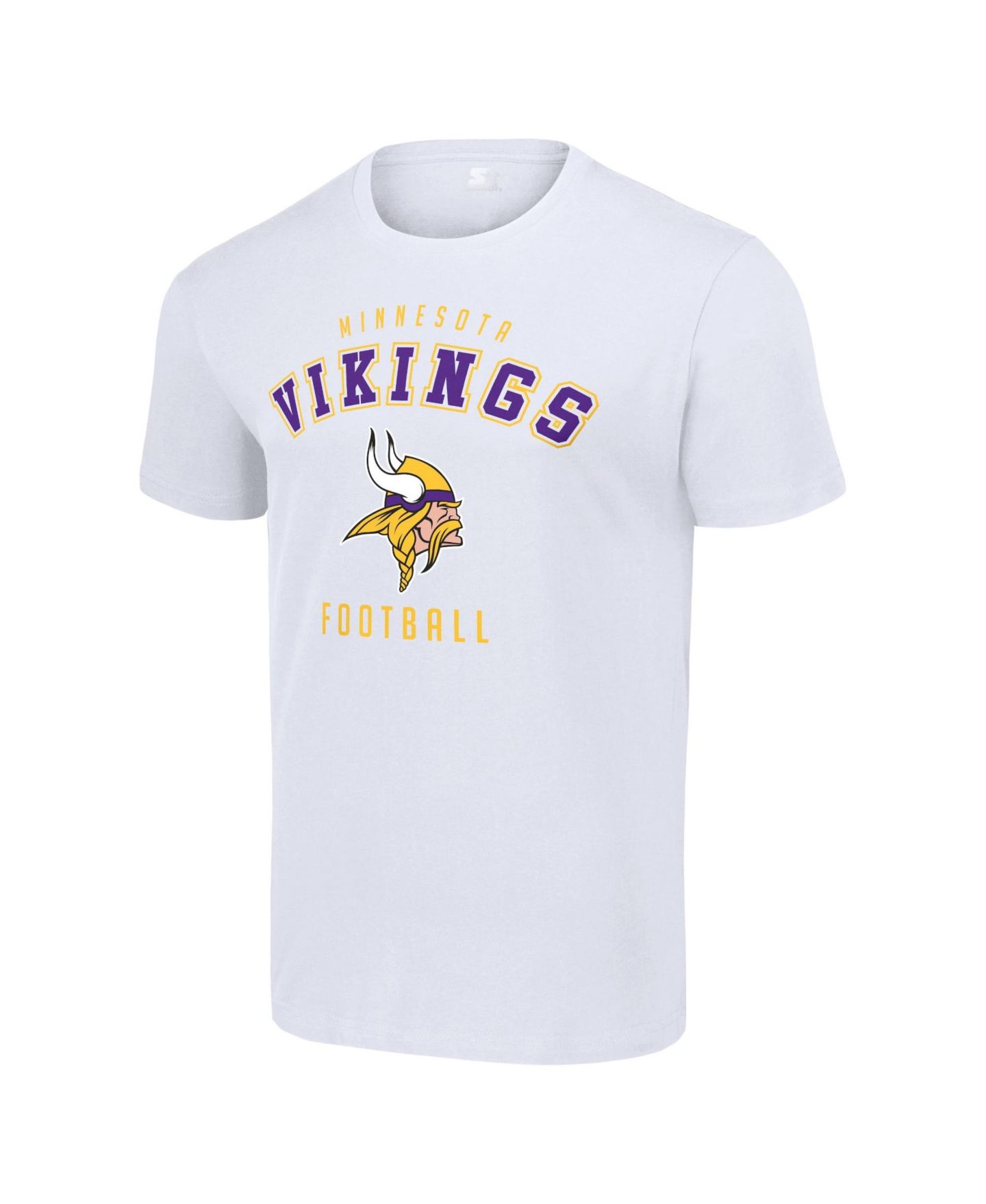 Мужская футболка Starter White Minnesota Vikings Logo — фото 2