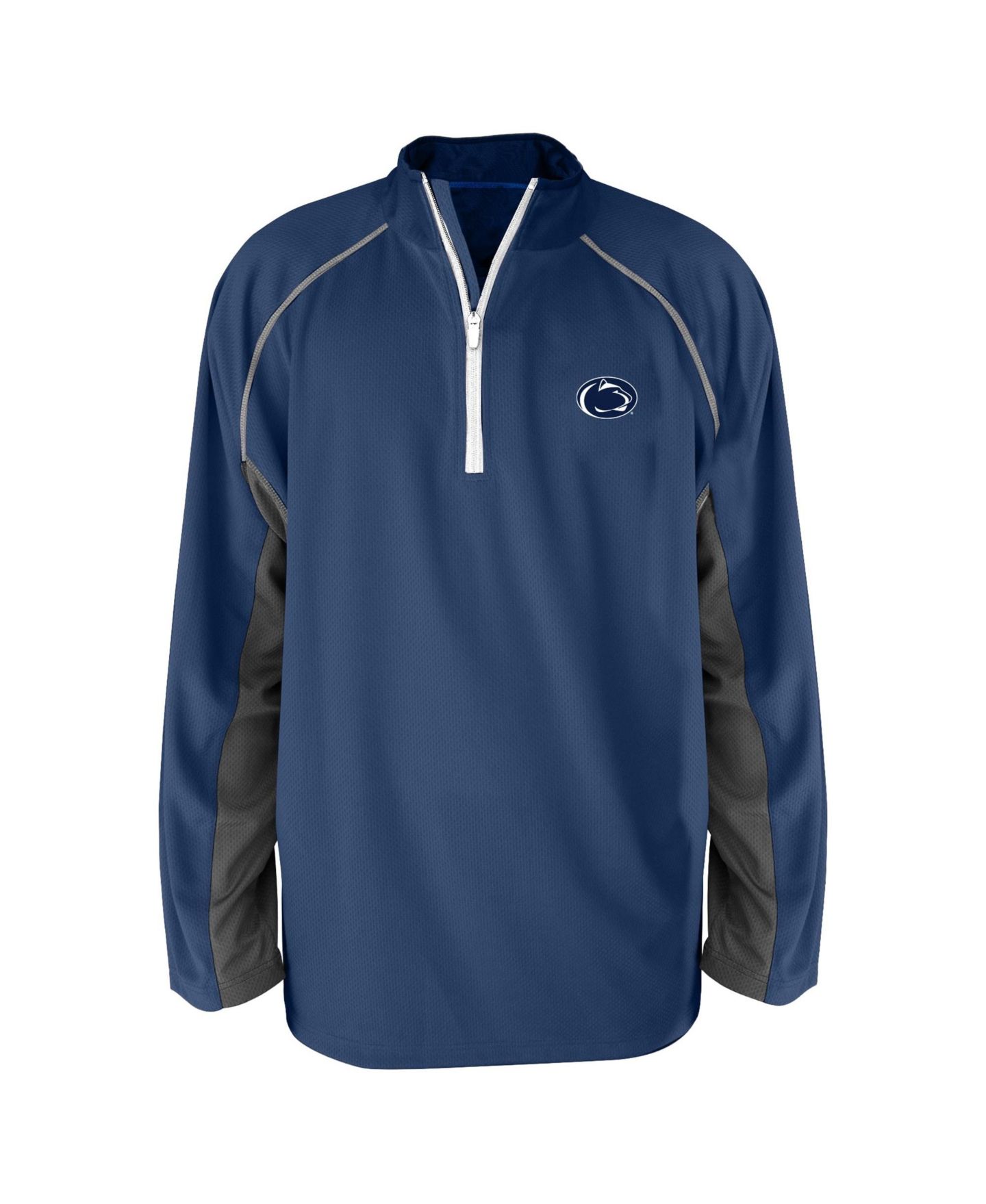 Мужская куртка Profile Navy Penn State Nittany Lions Big Tall Quarter-Zip Raglan — фото 3