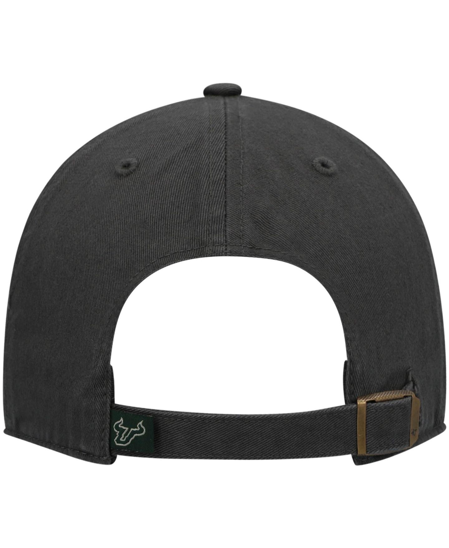 Мужская кепка '47 Brand Charcoal South Florida Bulls Clean Up Adjustable Hat — фото 4
