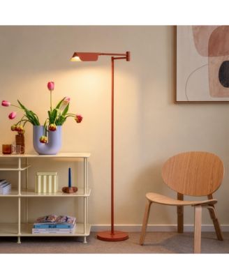 Modern Pharmacy Reading LED Floor Lamp with Adjustable Neck