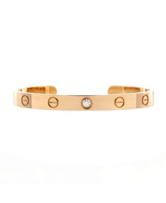 Love 1 Diamond Cuff Bracelet