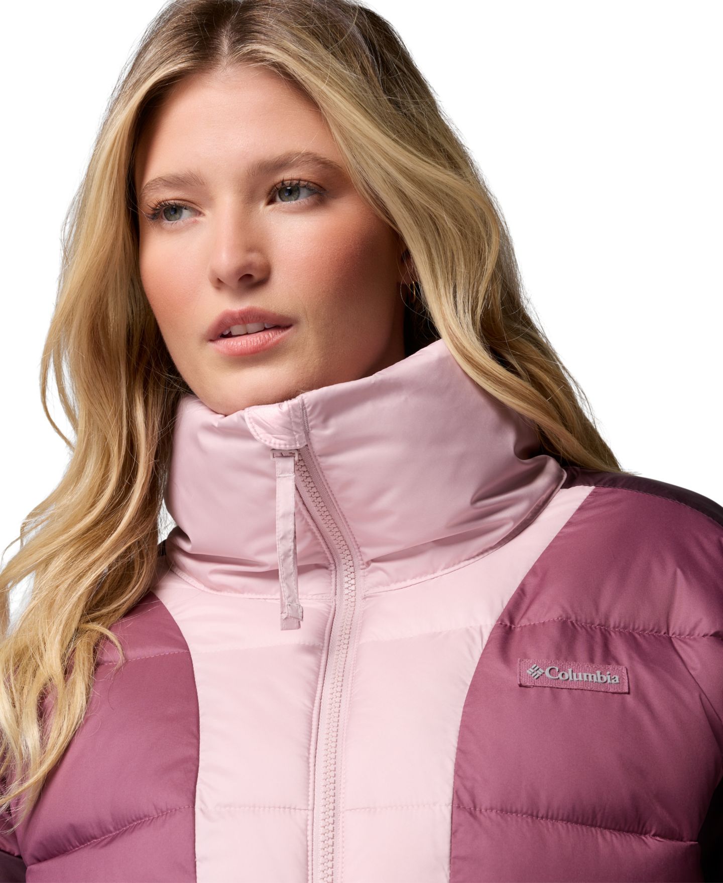 Женская куртка Columbia Pike Lake Puffer, цвет: Состаренный розовато-лиловый — фото 4