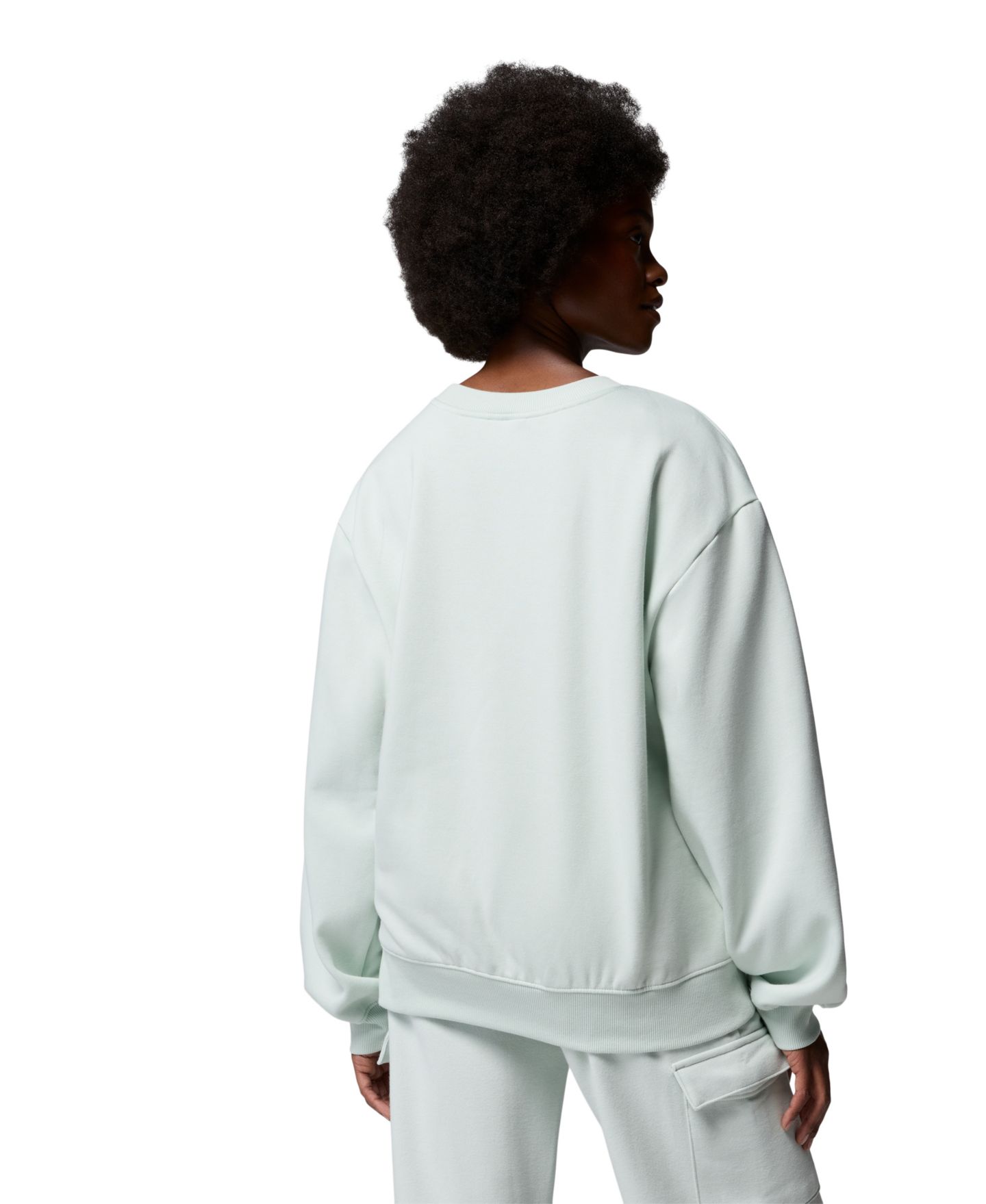 Женский свитшот Columbia Aldermore Crewneck Long-Sleeve Sweatshirt, цвет: Состаренный розовато-лиловый — фото 9
