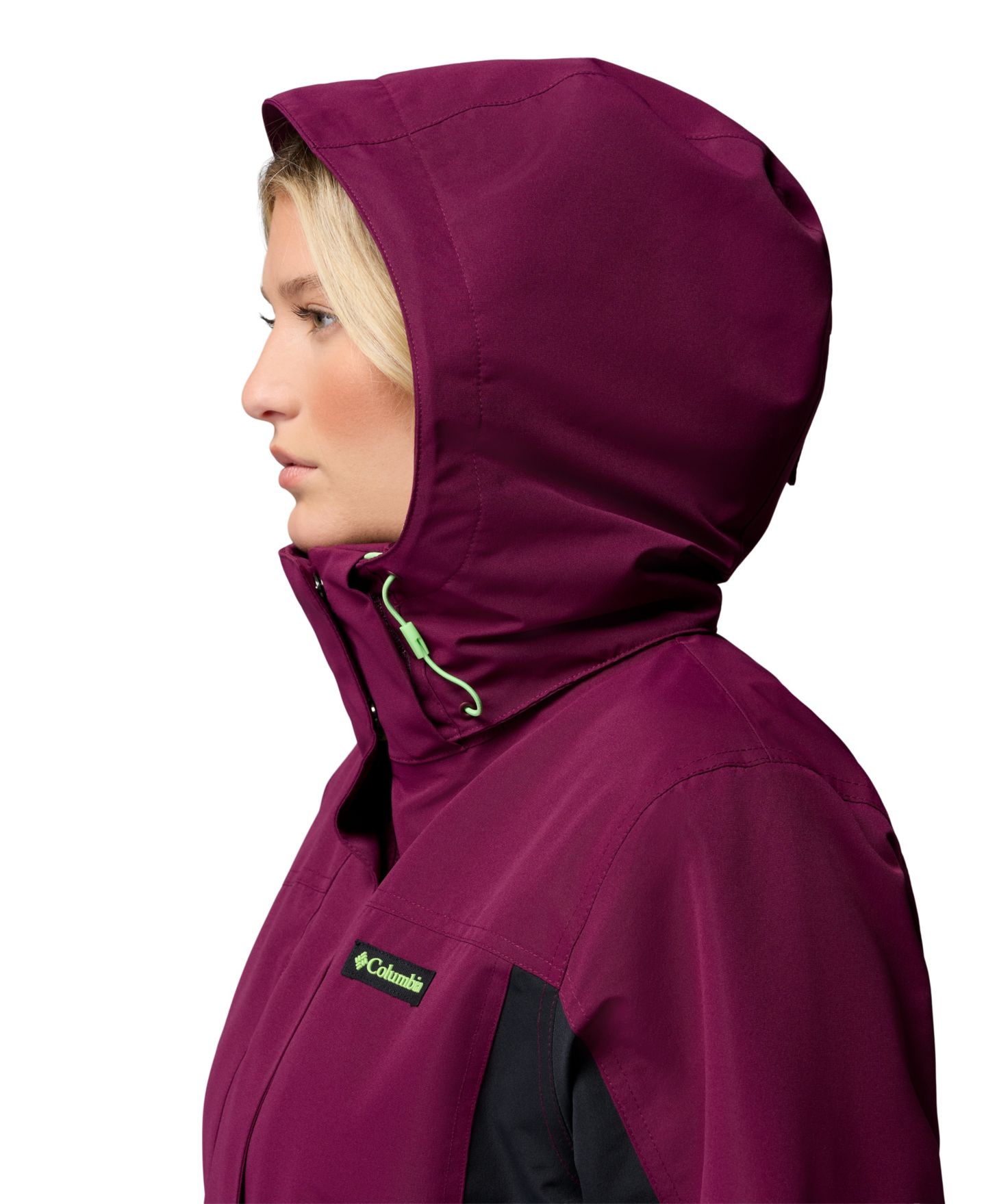 Женская куртка Columbia Bugaboo IV 3-in-1 Hooded Short, цвет: Чёрный — фото 18