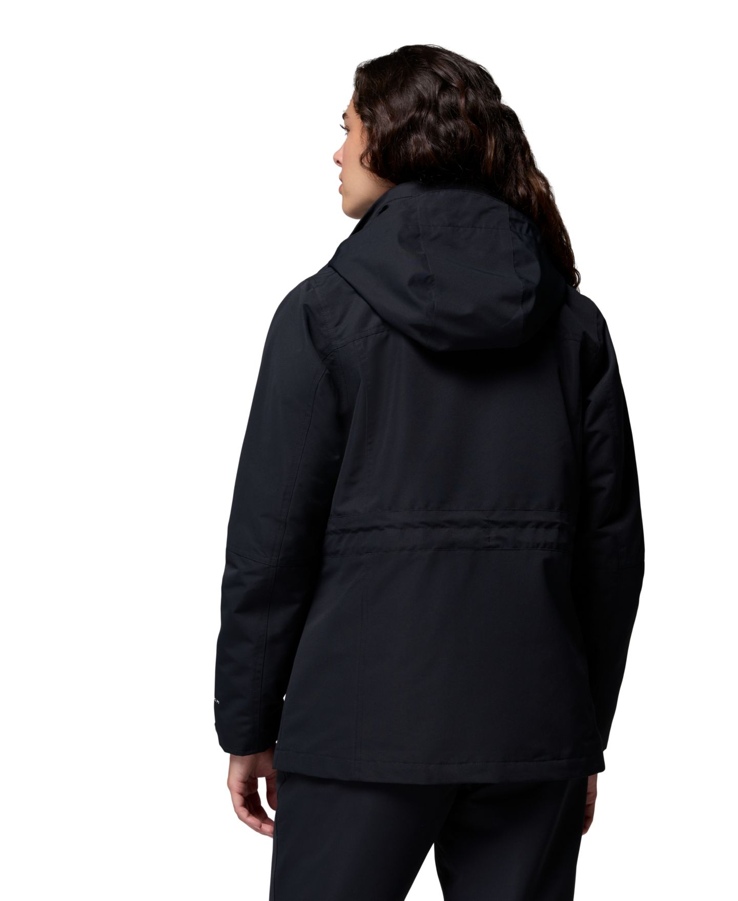 Женская куртка Columbia Bugaboo IV 3-in-1 Hooded Short, цвет: Чёрный — фото 7