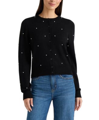 Women's Embellished Button Front Cardigan
