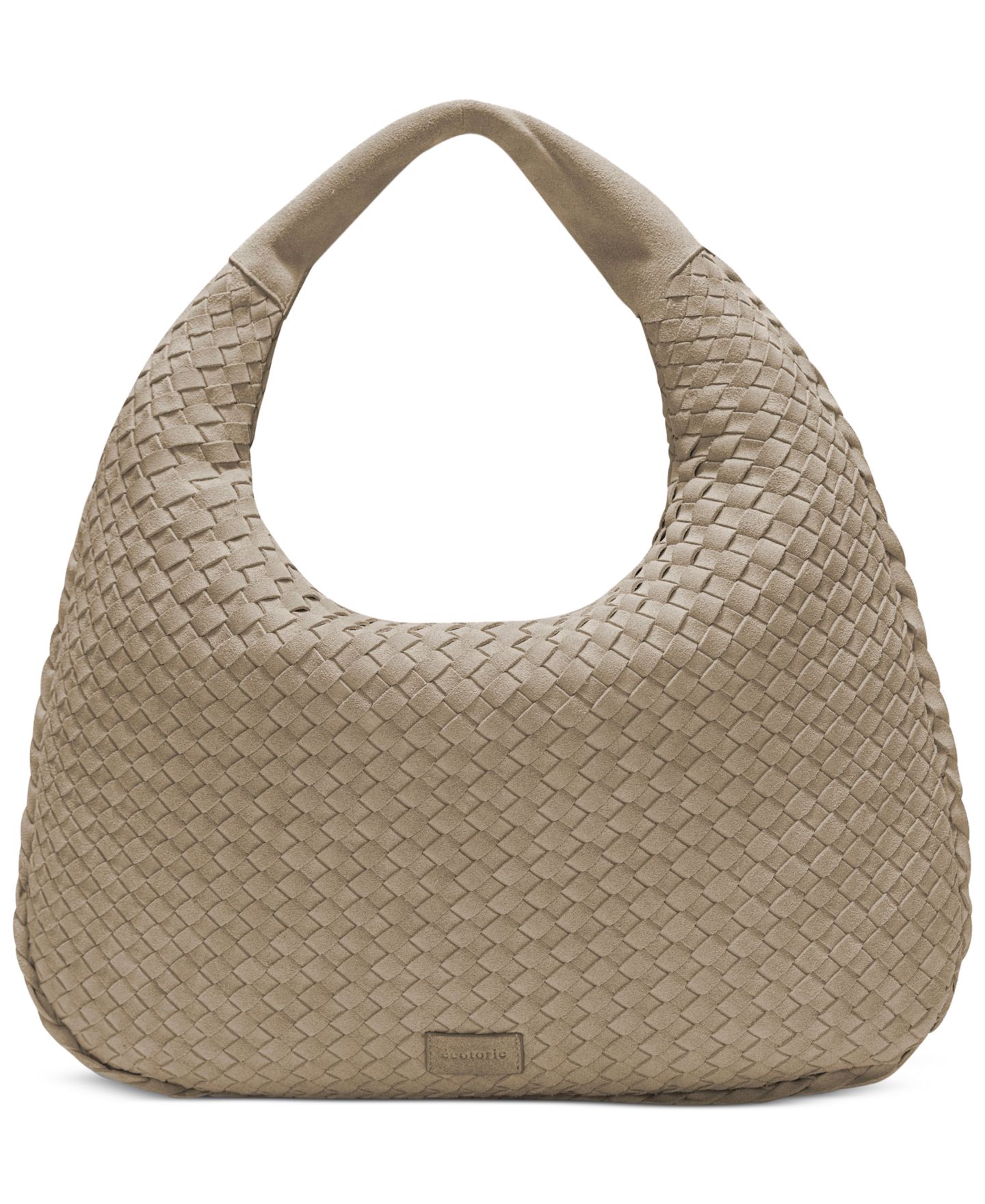 Женская сумка Ecotorie San Angelo Woven Leather Hobo, цвет: Бежевый — фото 1