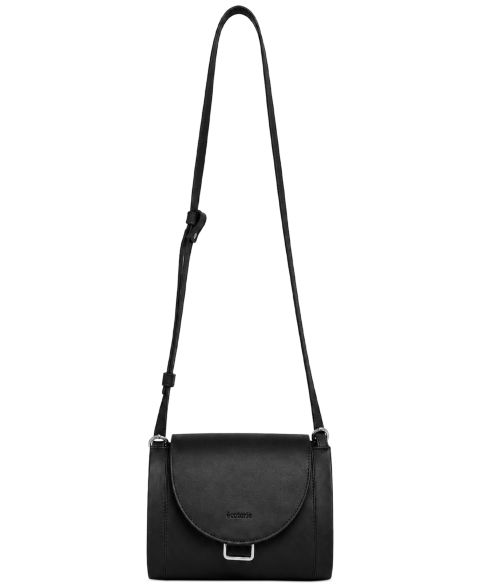 Женская сумка Ecotorie Nora Leather Adjustable-Strap Crossbody, цвет: Чёрный
