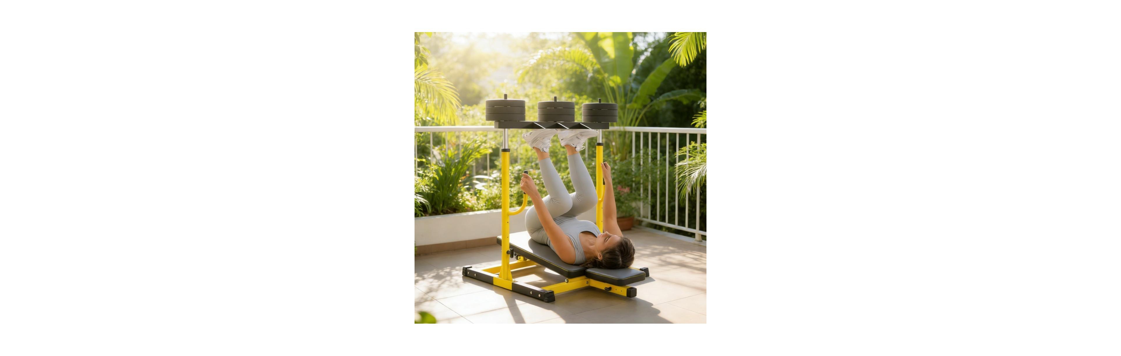 Sevorley Vertical Leg Press Machine with Adjustable Leg, Steel, Polypropylene Construction