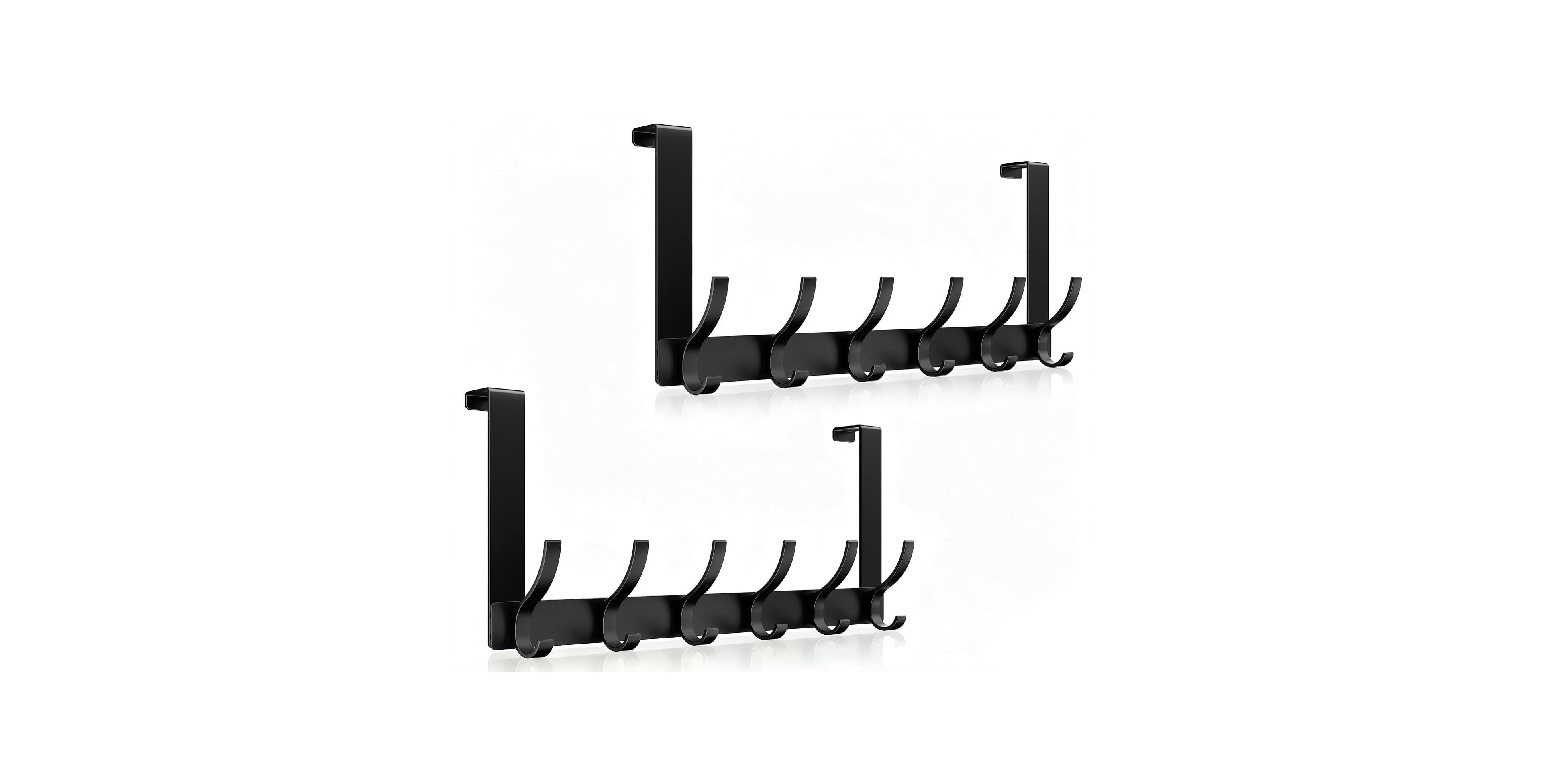 Cyqbd 2 Pack Over Door Hook Hanger Towel Rack Bathroom Hardware Coat Accessories 12