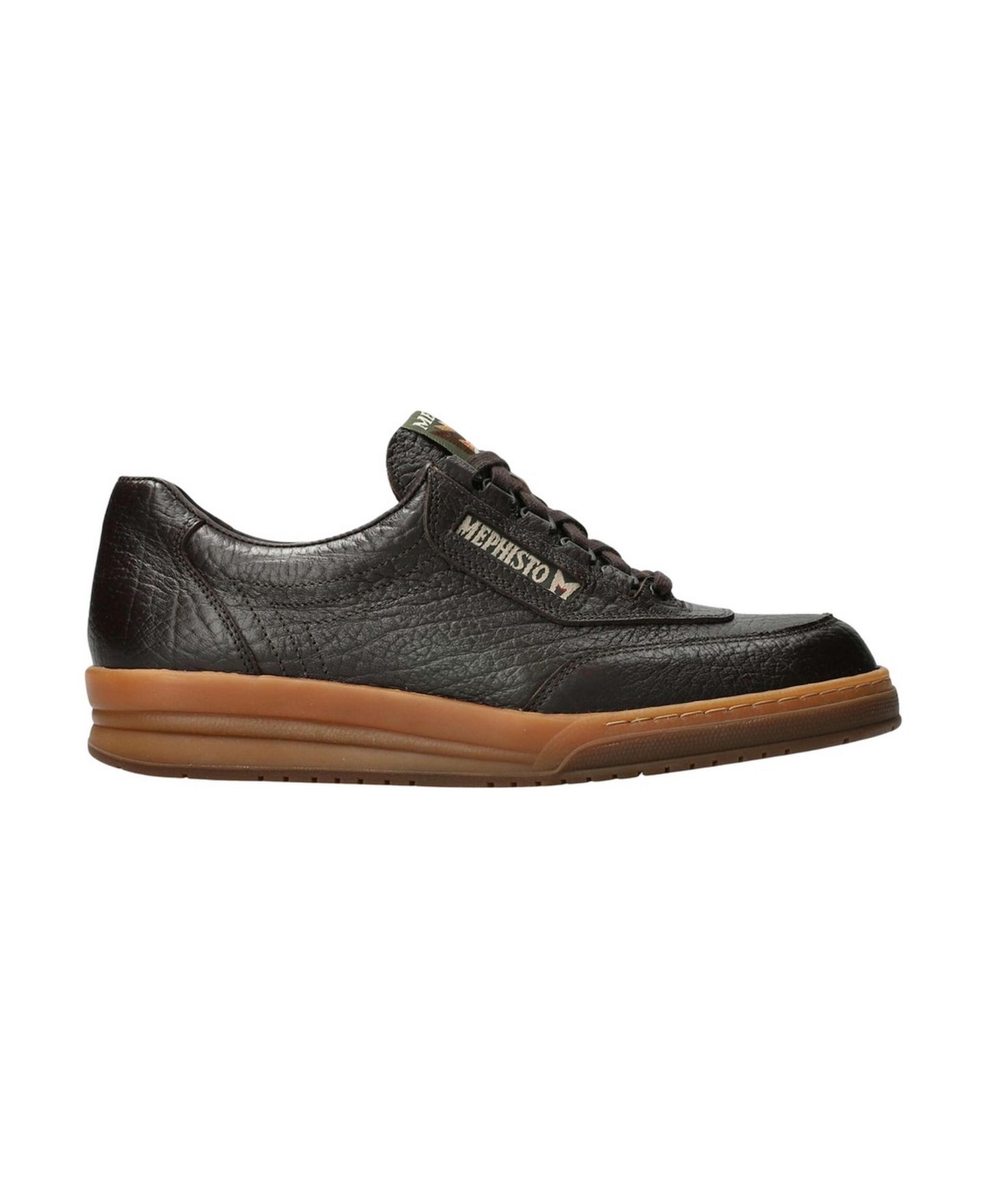 Мужские кроссовки Mephisto Match Full-Grain Leather Arch Support, цвет: Коричневый, вариант 1 — фото 4