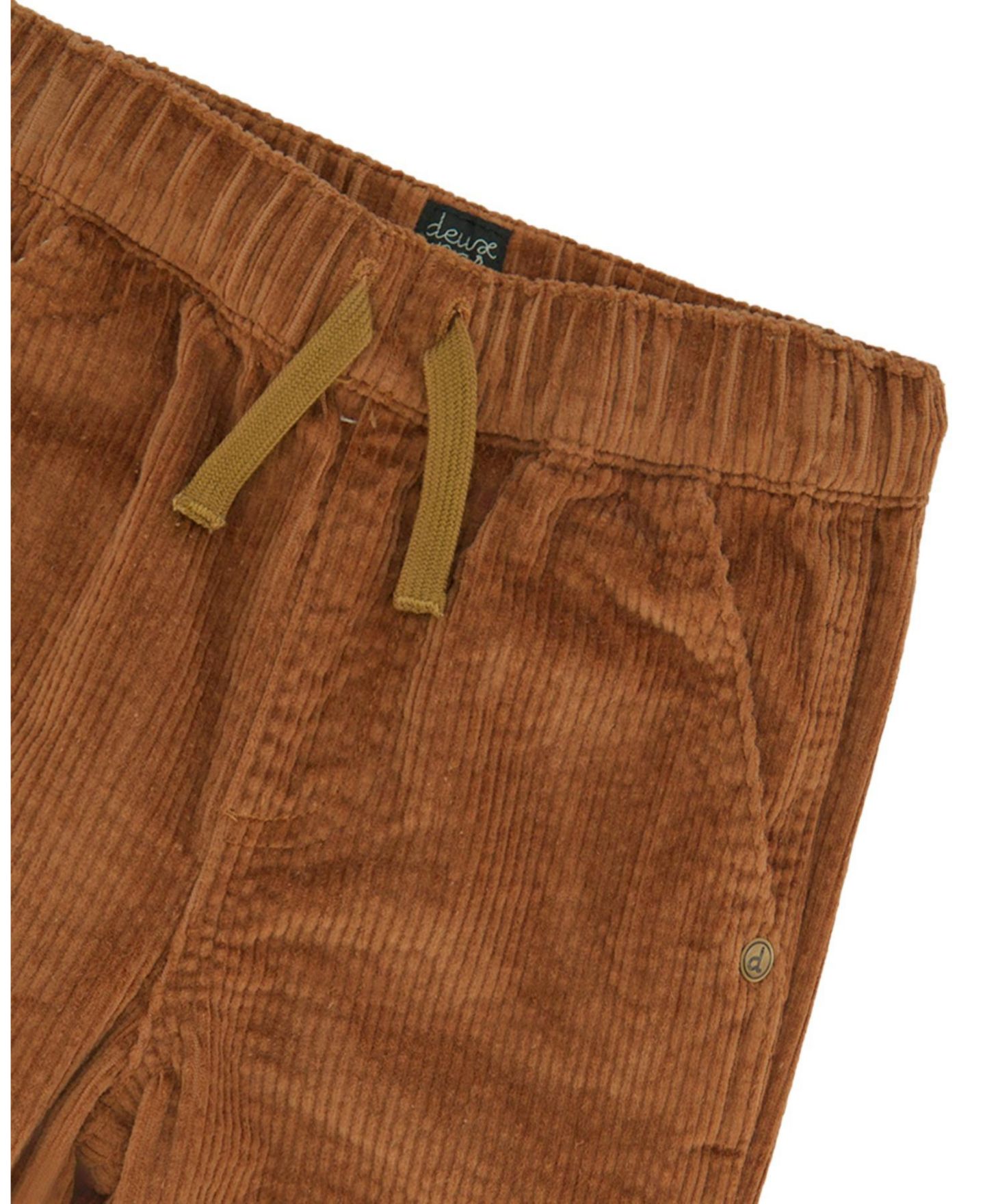 Брюки Deux par Deux Stretch Corduroy with Cargo Pocket для мальчиков-малышей, цвет: Коричневый — фото 8