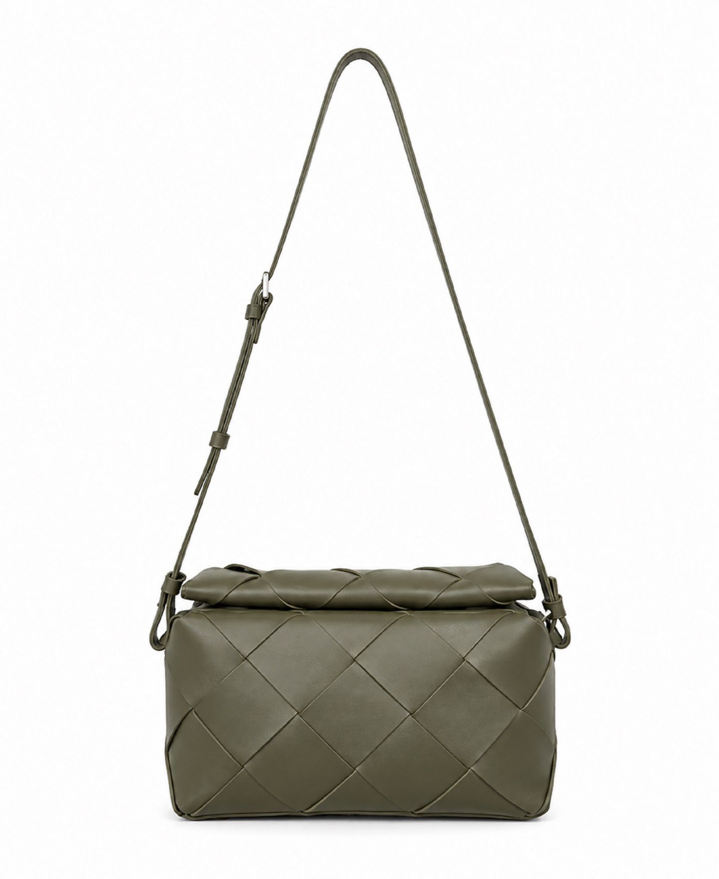 Женская сумка Ecotorie Maude Leather Small Crossbody, цвет: Тёмный мох — фото 1